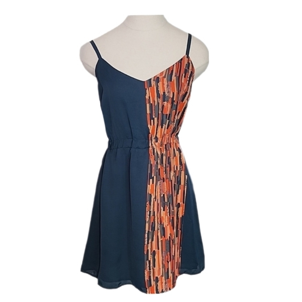 LC Lauren Conrad Dress Adjustable Straps Hunter Green Size 12
